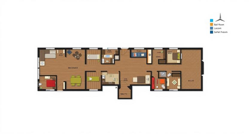 Floor plan 2 for Apartment 13Dt
